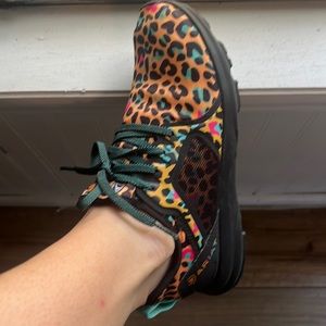 Arita fuse cheetah print lace up shoe!
